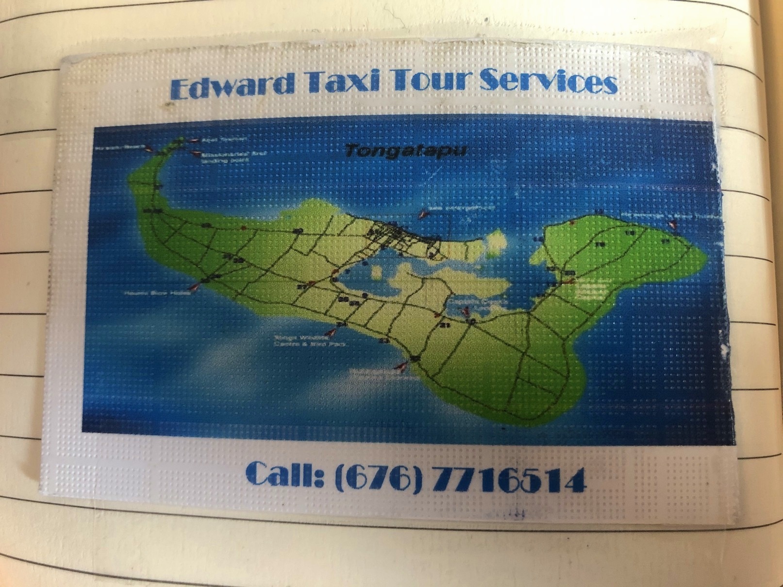 Edward Taxi card