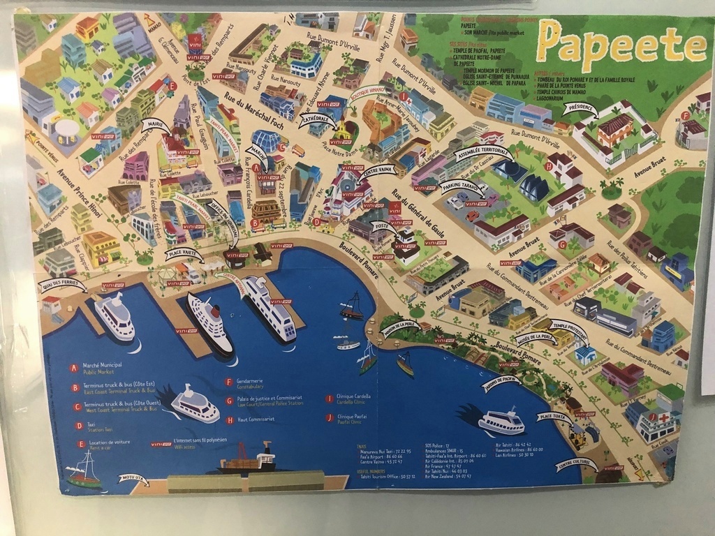 Pape'ete Map